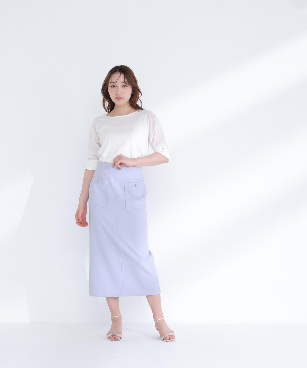 アウトポケットナロースカート