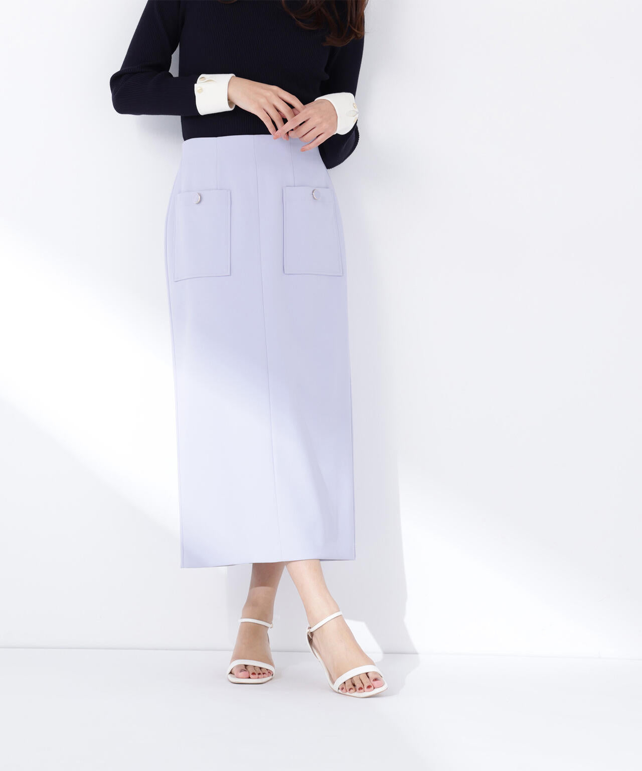 アウトポケットナロースカート