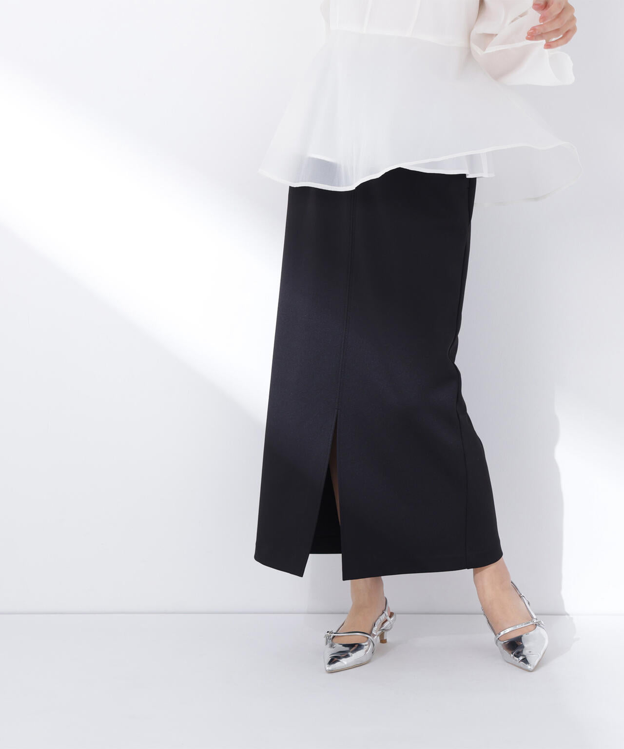ストレッチカルゼシリーズ ナロースカート