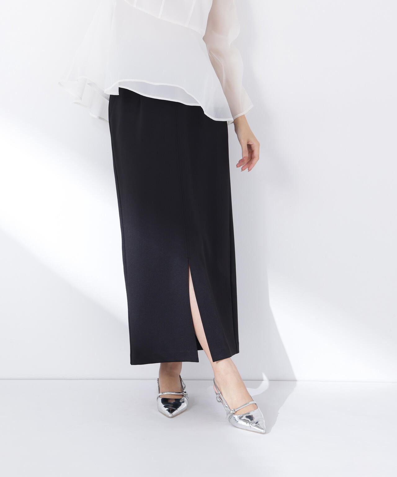 ストレッチカルゼシリーズ ナロースカート