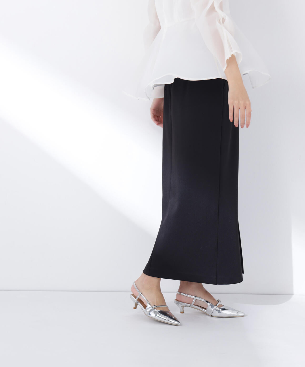 ストレッチカルゼシリーズ ナロースカート