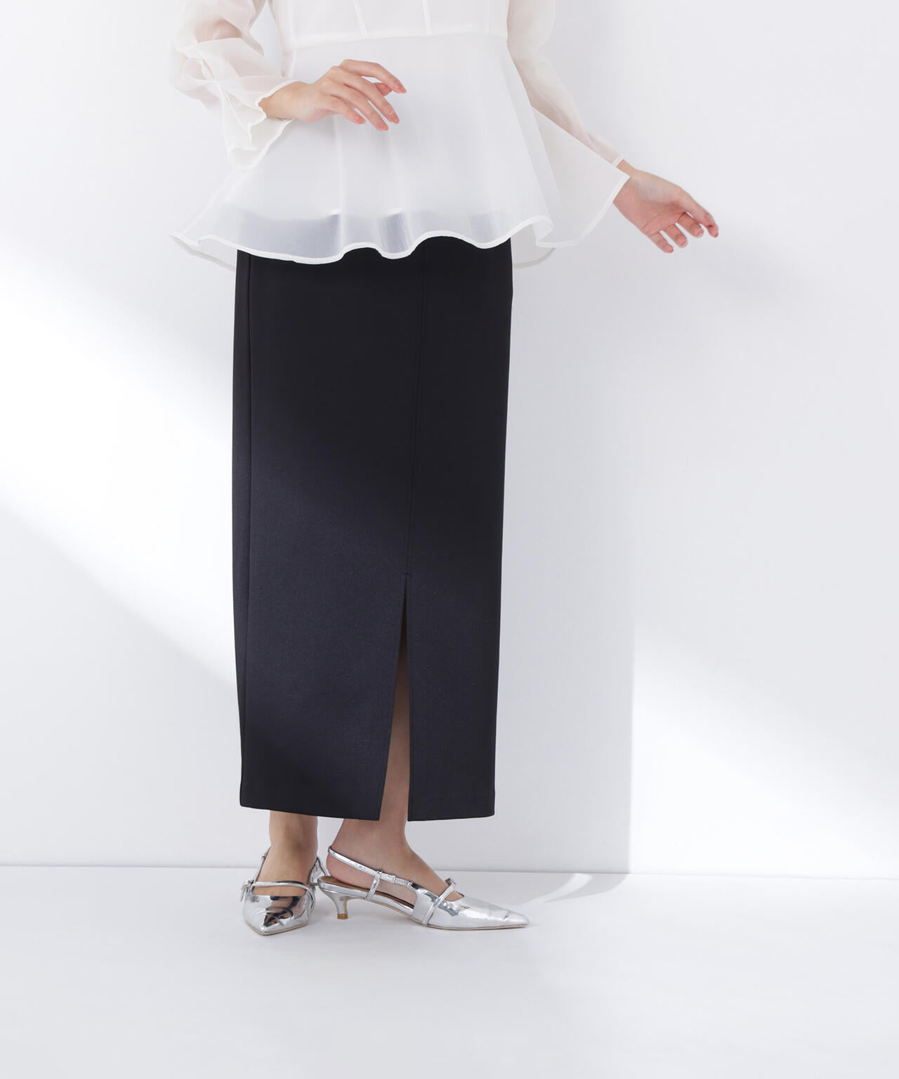 ストレッチカルゼシリーズ ナロースカート