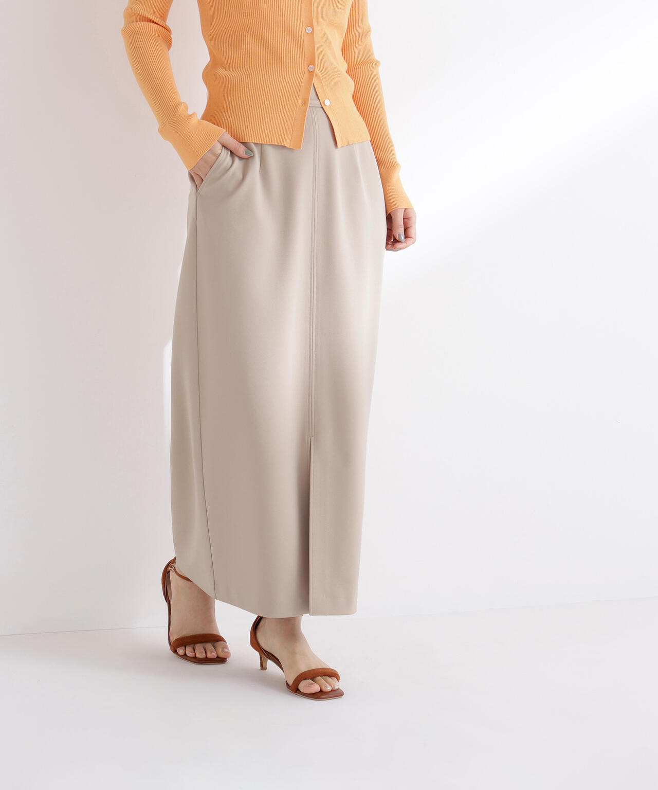 ストレッチカルゼシリーズ ナロースカート