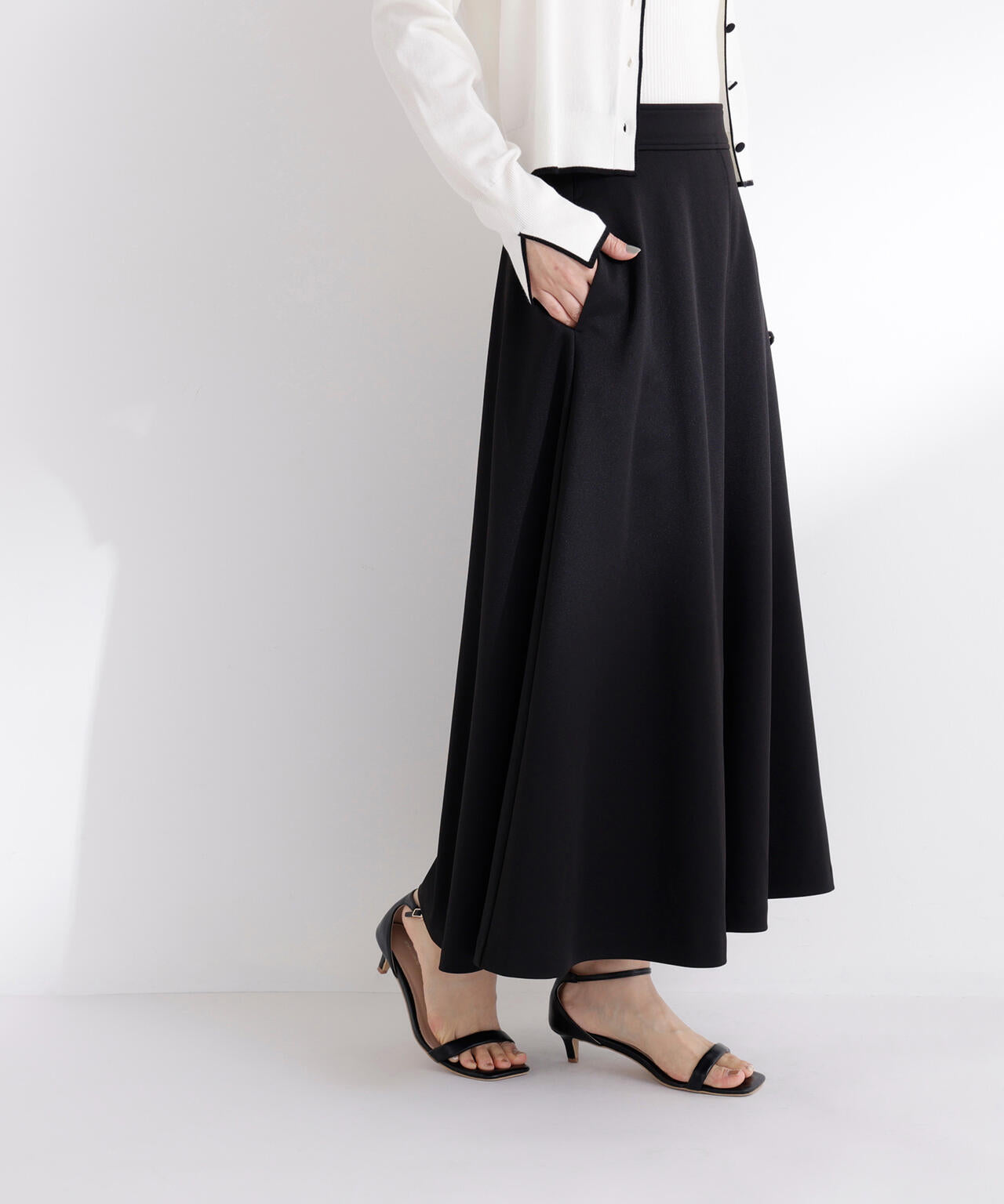 ストレッチカルゼシリーズ フレアスカート