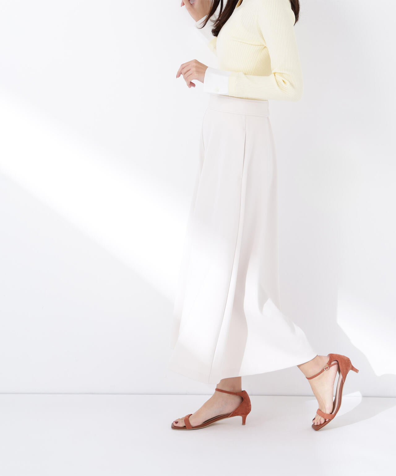 ストレッチカルゼシリーズ フレアスカート