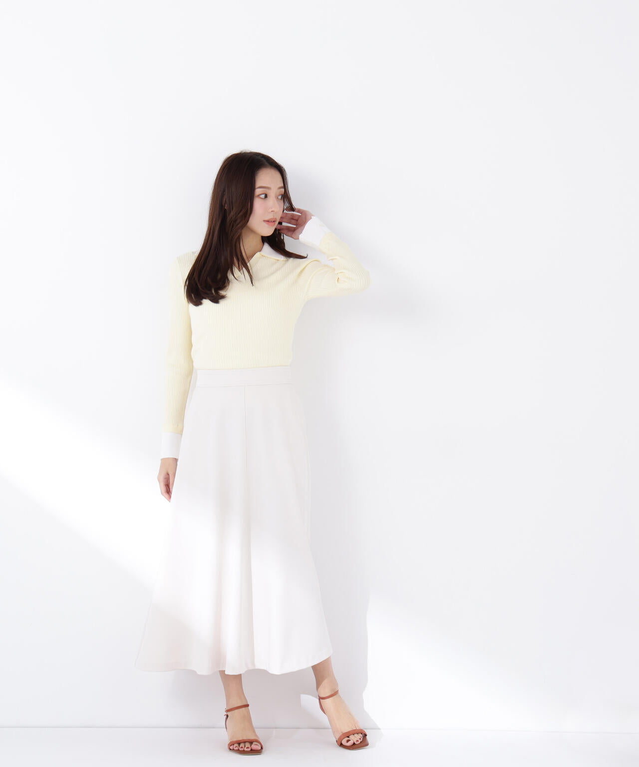 ストレッチカルゼシリーズ フレアスカート
