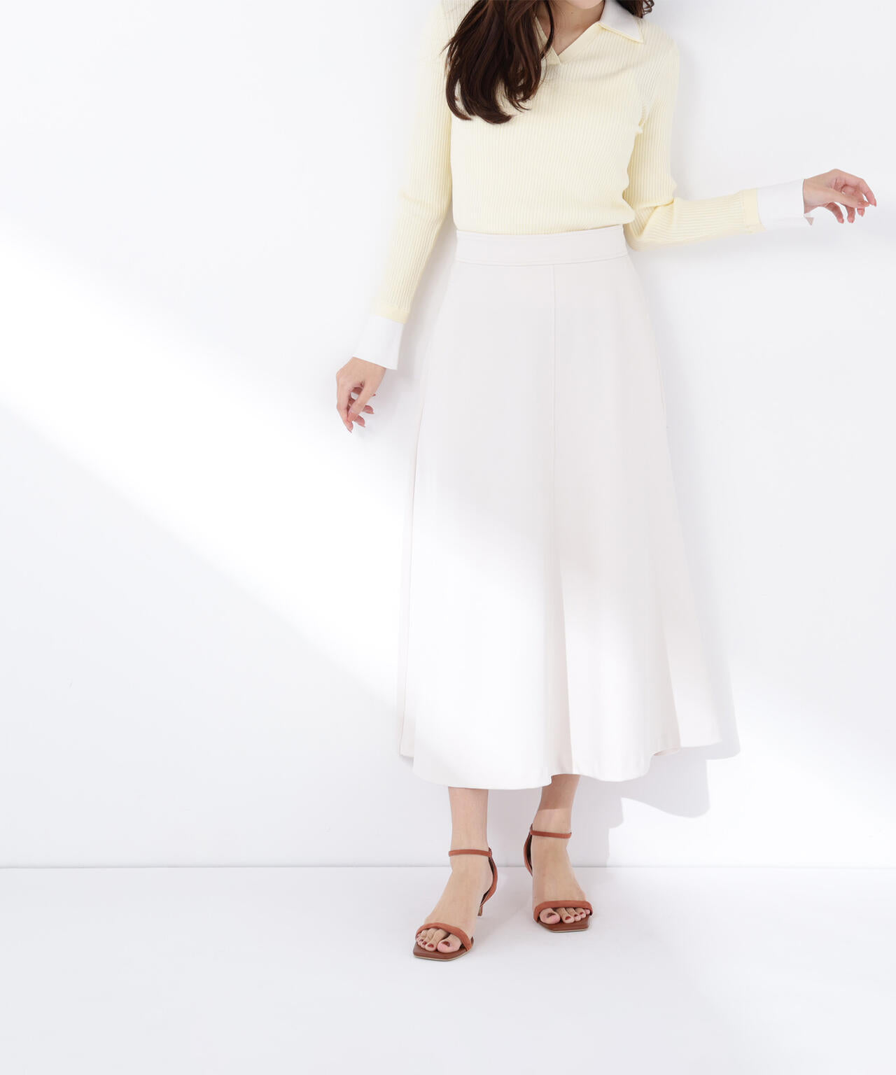 ストレッチカルゼシリーズ フレアスカート