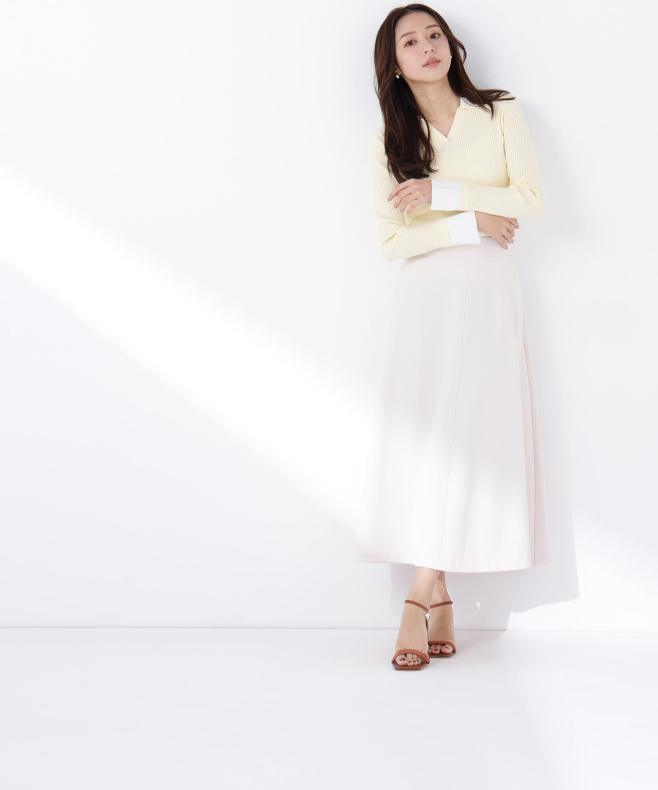 ストレッチカルゼシリーズ フレアスカート