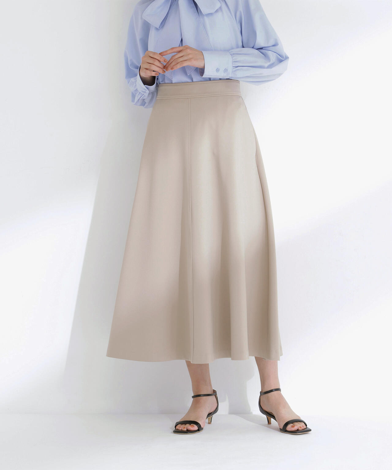 ストレッチカルゼシリーズ フレアスカート