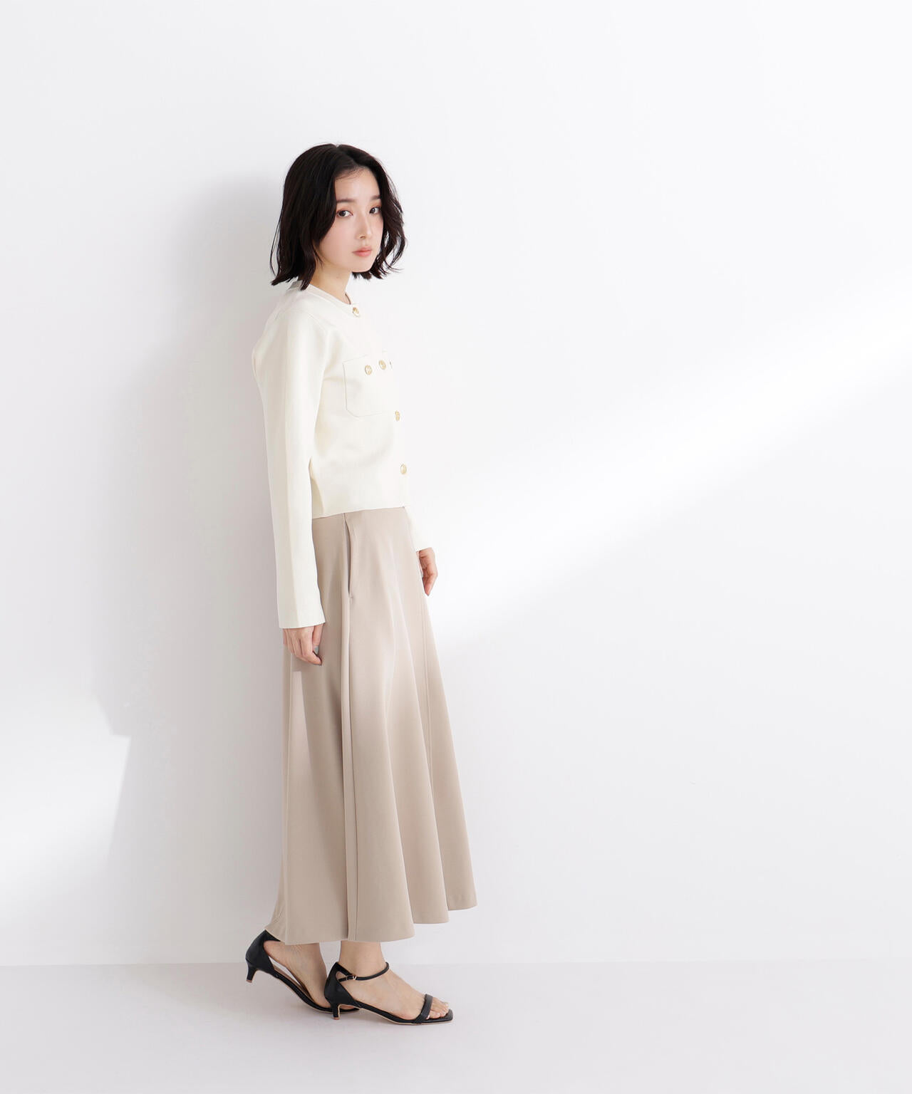 ストレッチカルゼシリーズ フレアスカート