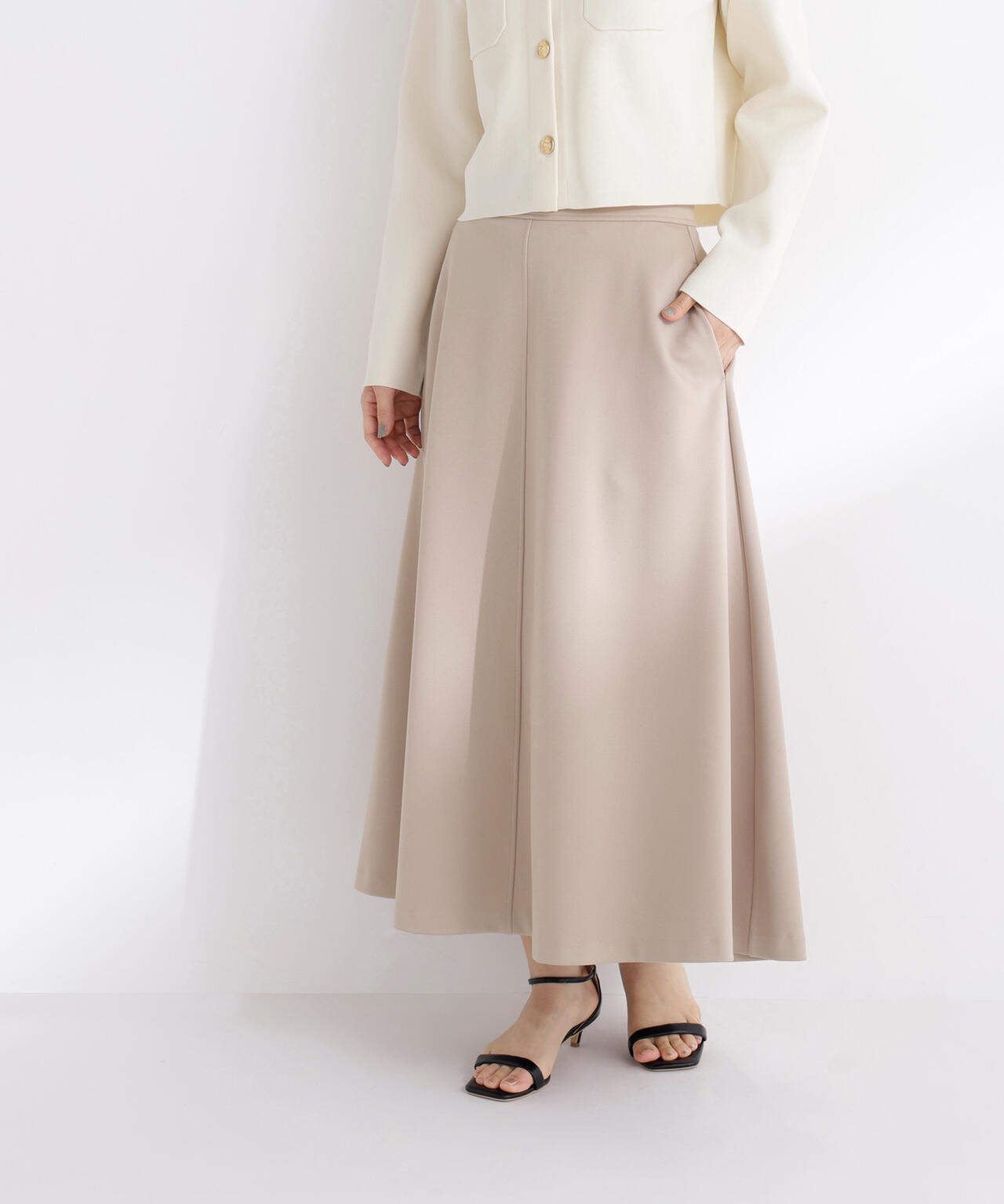 ストレッチカルゼシリーズ フレアスカート