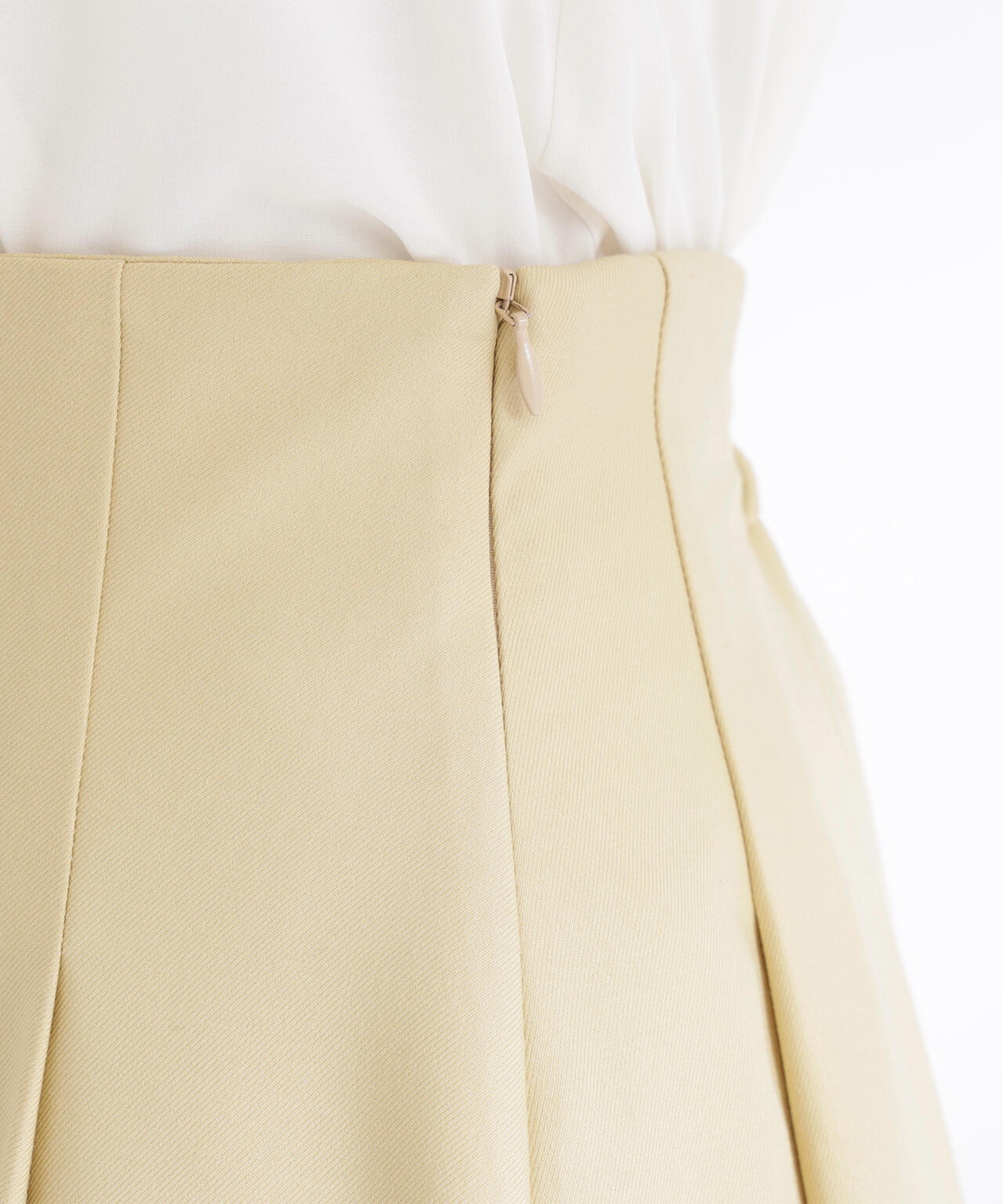 フロントボタンフレアスカート