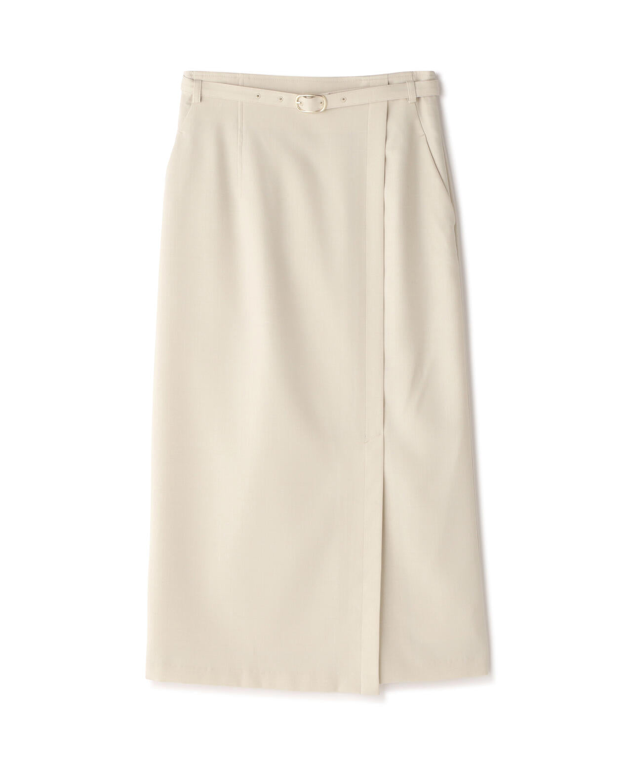 ベルテッドナロースカート