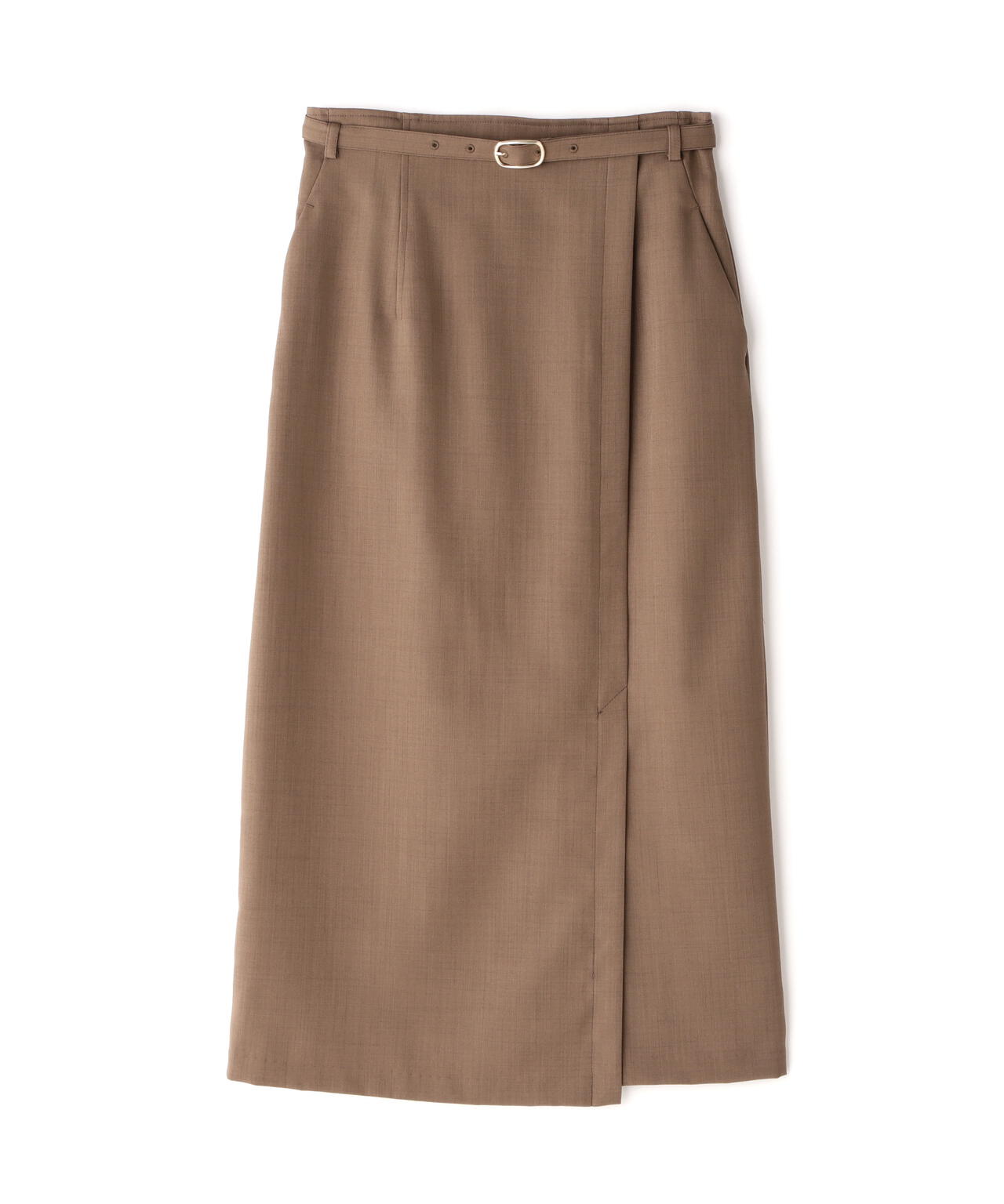 ベルテッドナロースカート