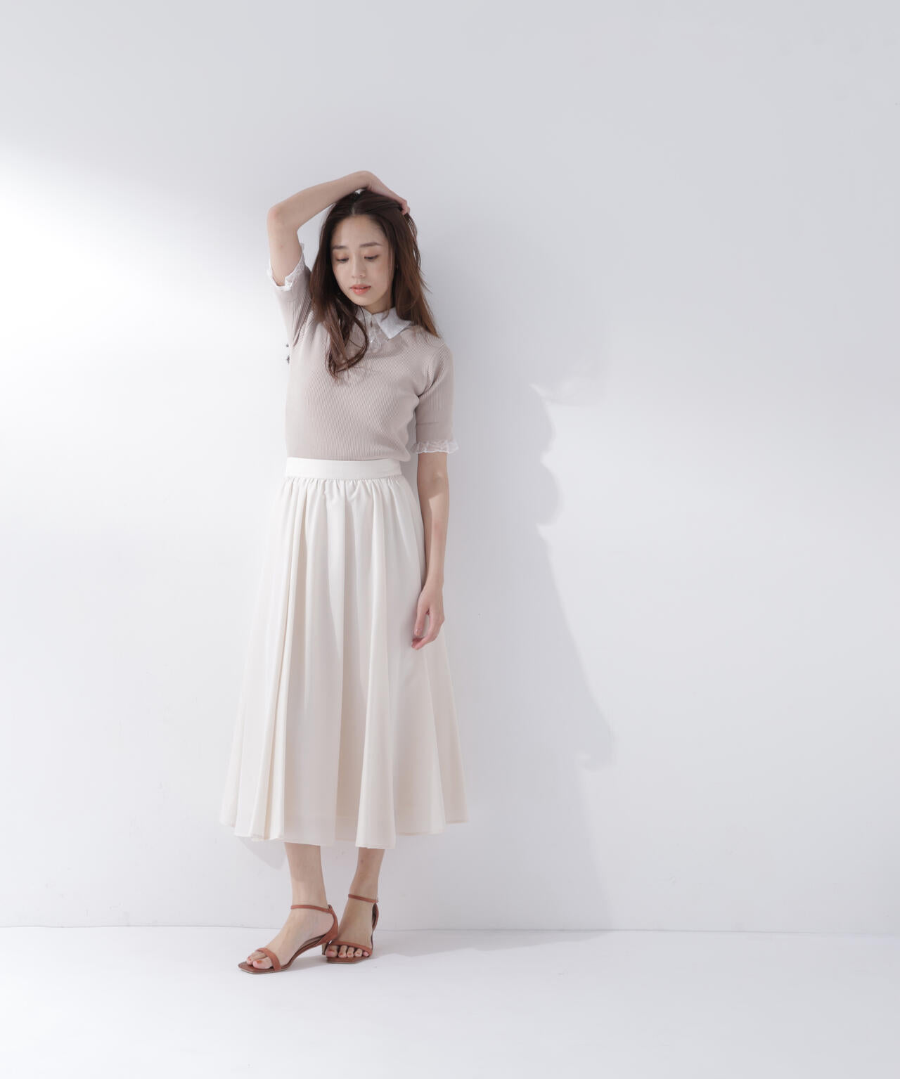 <sweet掲載><ちょうど、いい服>ふんわり春風フレアスカート