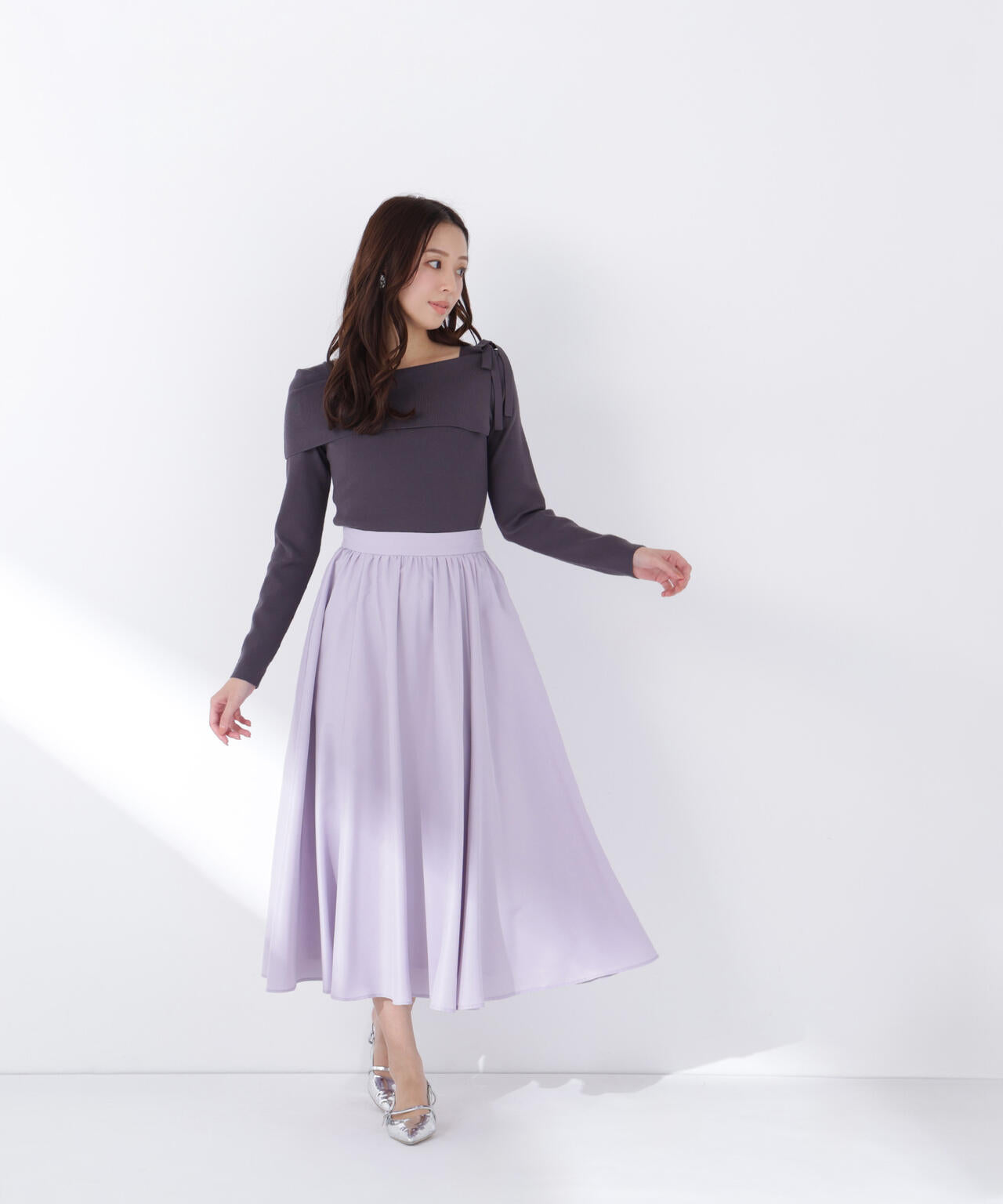 <sweet掲載><ちょうど、いい服>ふんわり春風フレアスカート