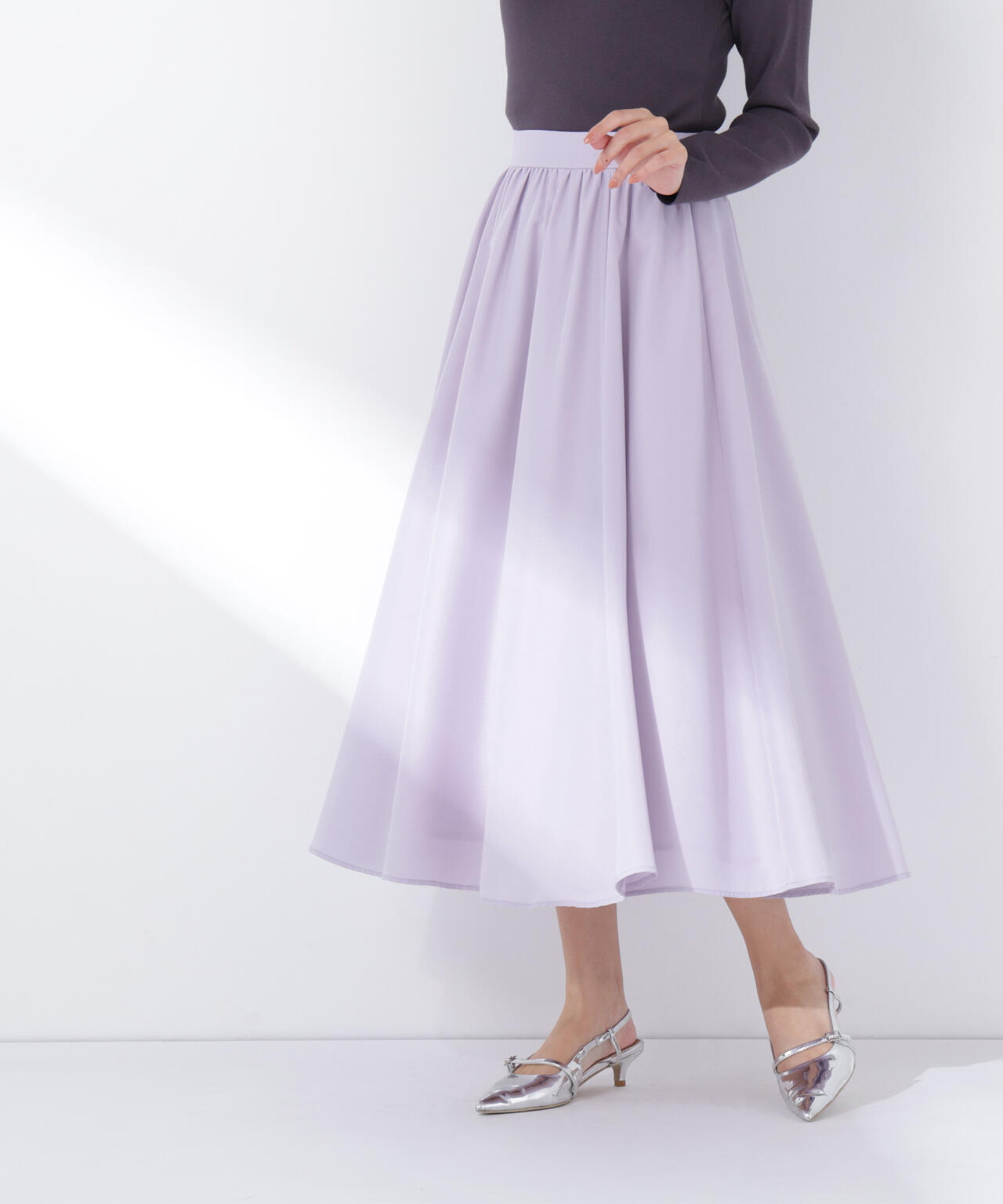 <sweet掲載><ちょうど、いい服>ふんわり春風フレアスカート