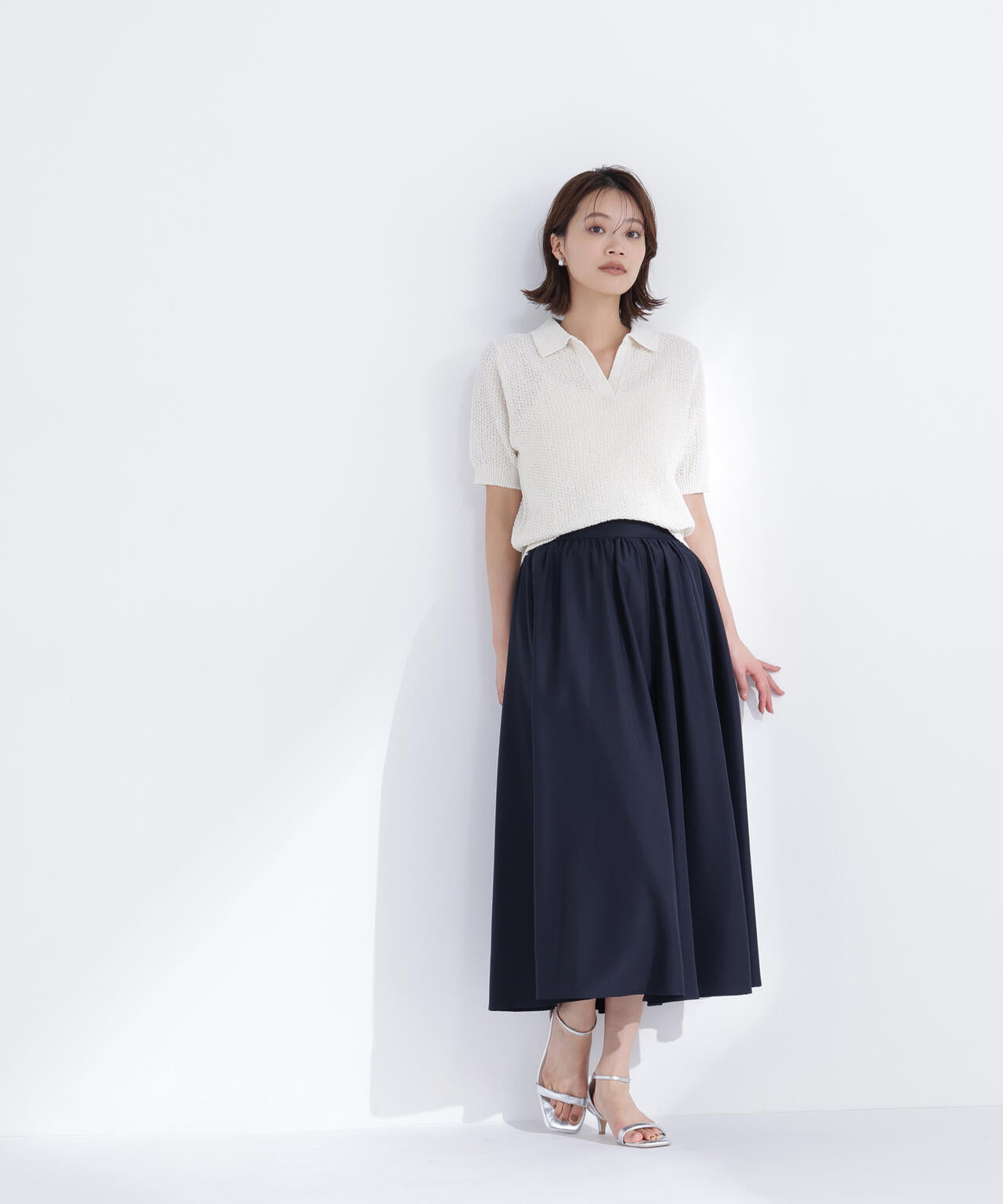 <sweet掲載><ちょうど、いい服>ふんわり春風フレアスカート