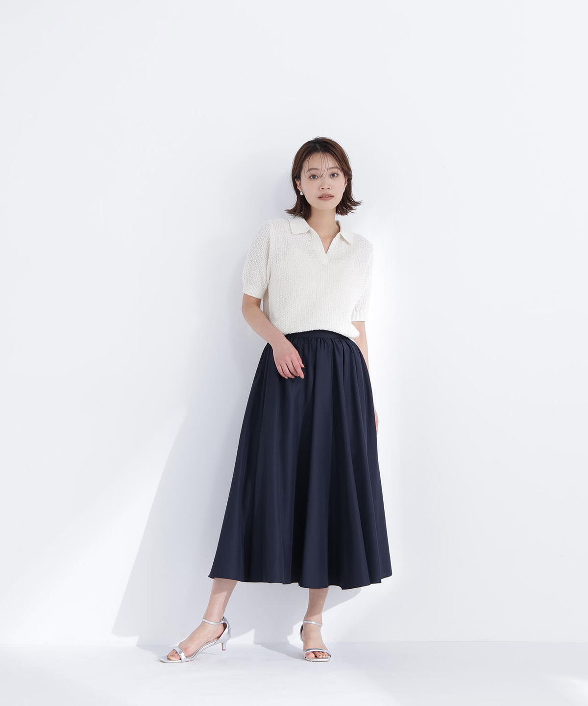<sweet掲載><ちょうど、いい服>ふんわり春風フレアスカート