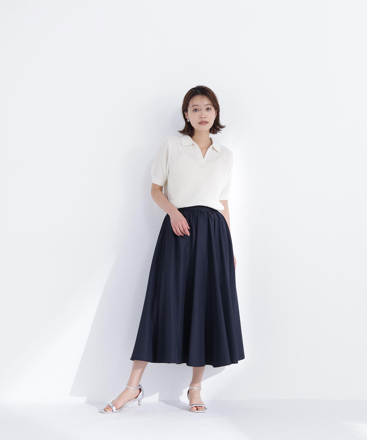 <sweet掲載><ちょうど、いい服>ふんわり春風フレアスカート