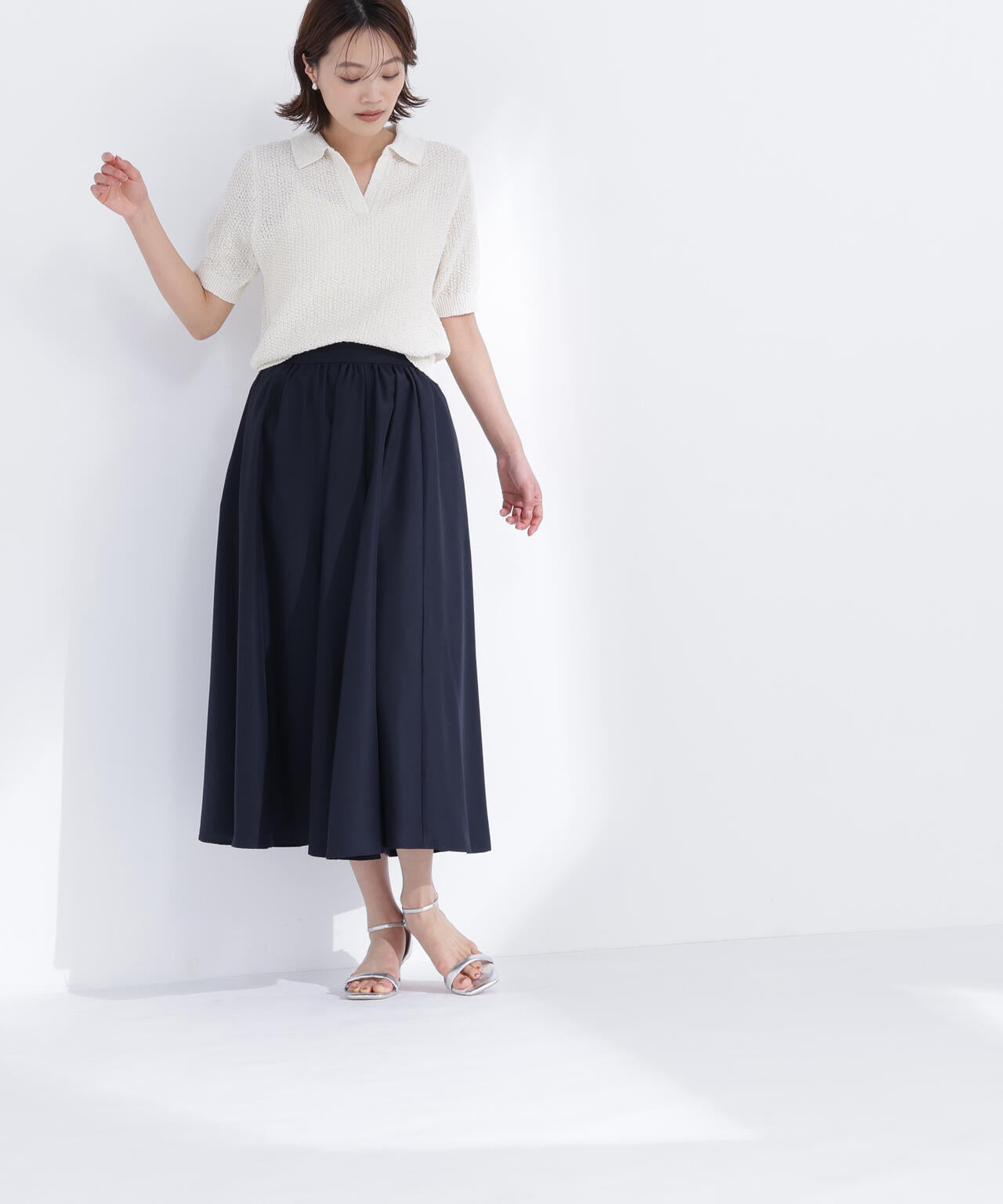 <sweet掲載><ちょうど、いい服>ふんわり春風フレアスカート