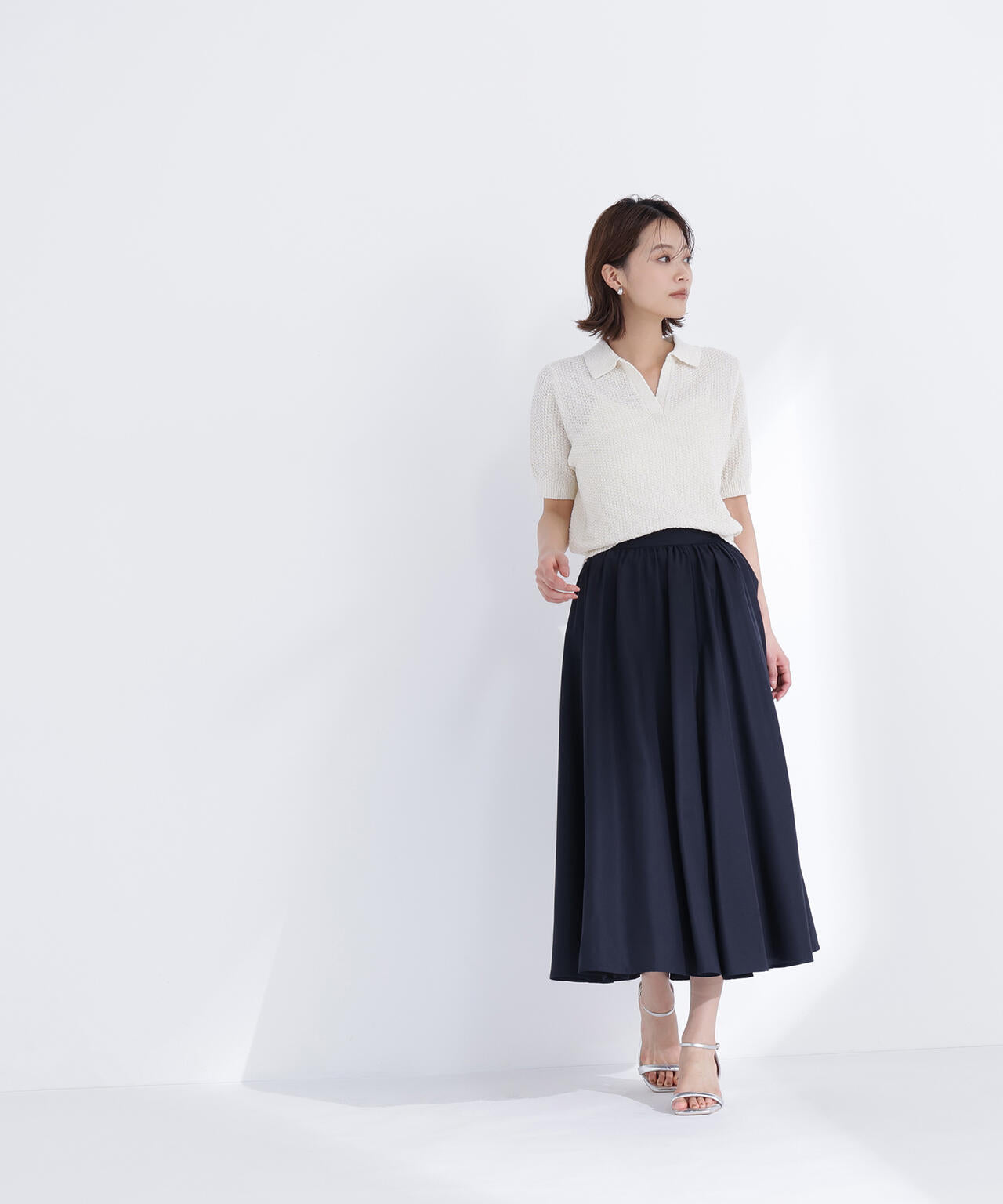 <sweet掲載><ちょうど、いい服>ふんわり春風フレアスカート