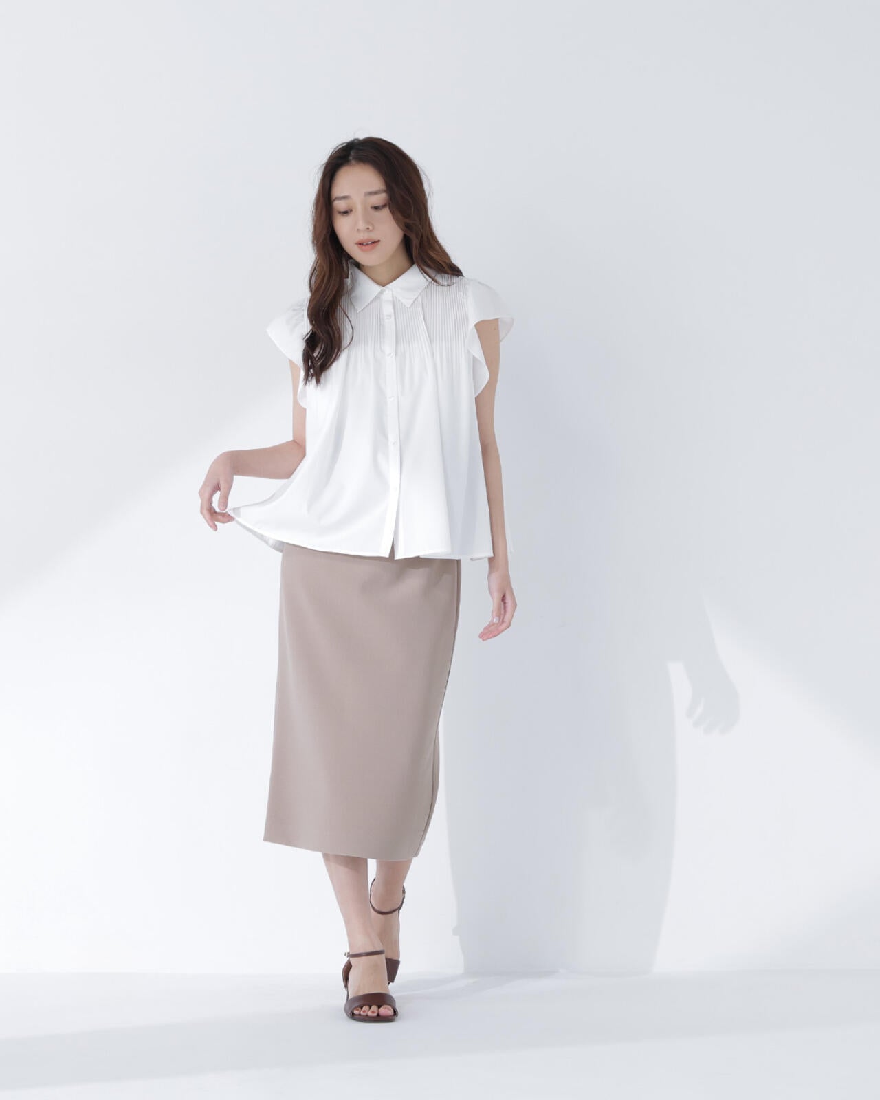 ペンシルラインスカート