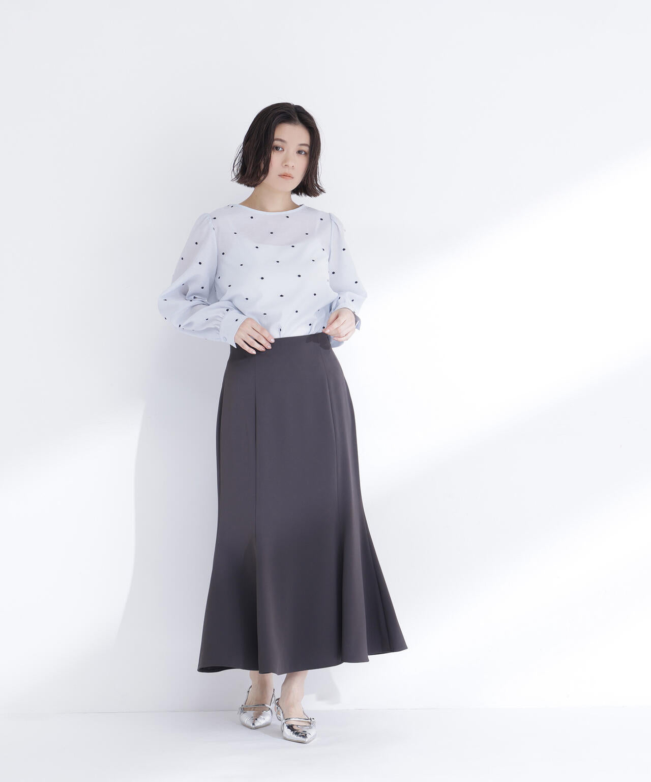 パネル切替マーメイドスカート