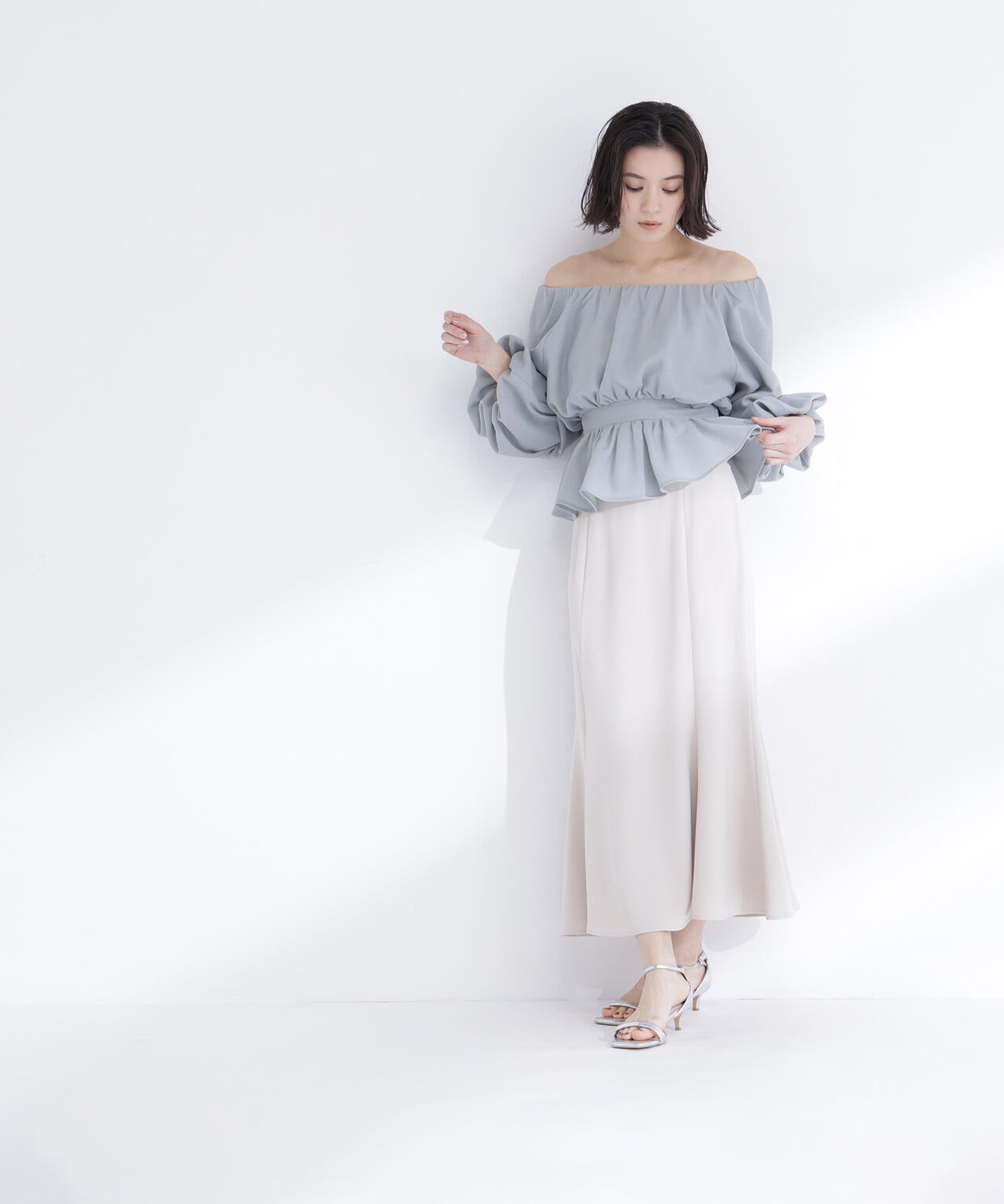 パネル切替マーメイドスカート