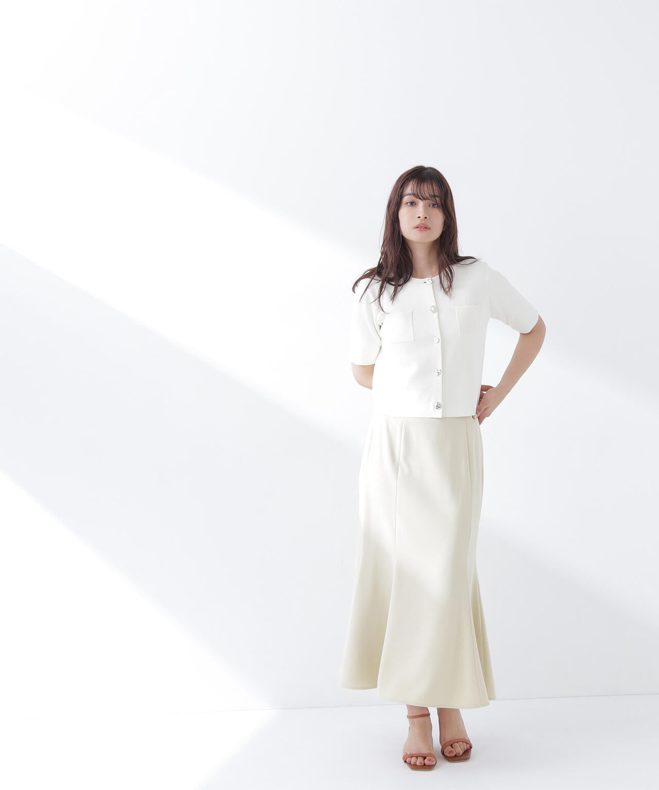 パネル切替マーメイドスカート