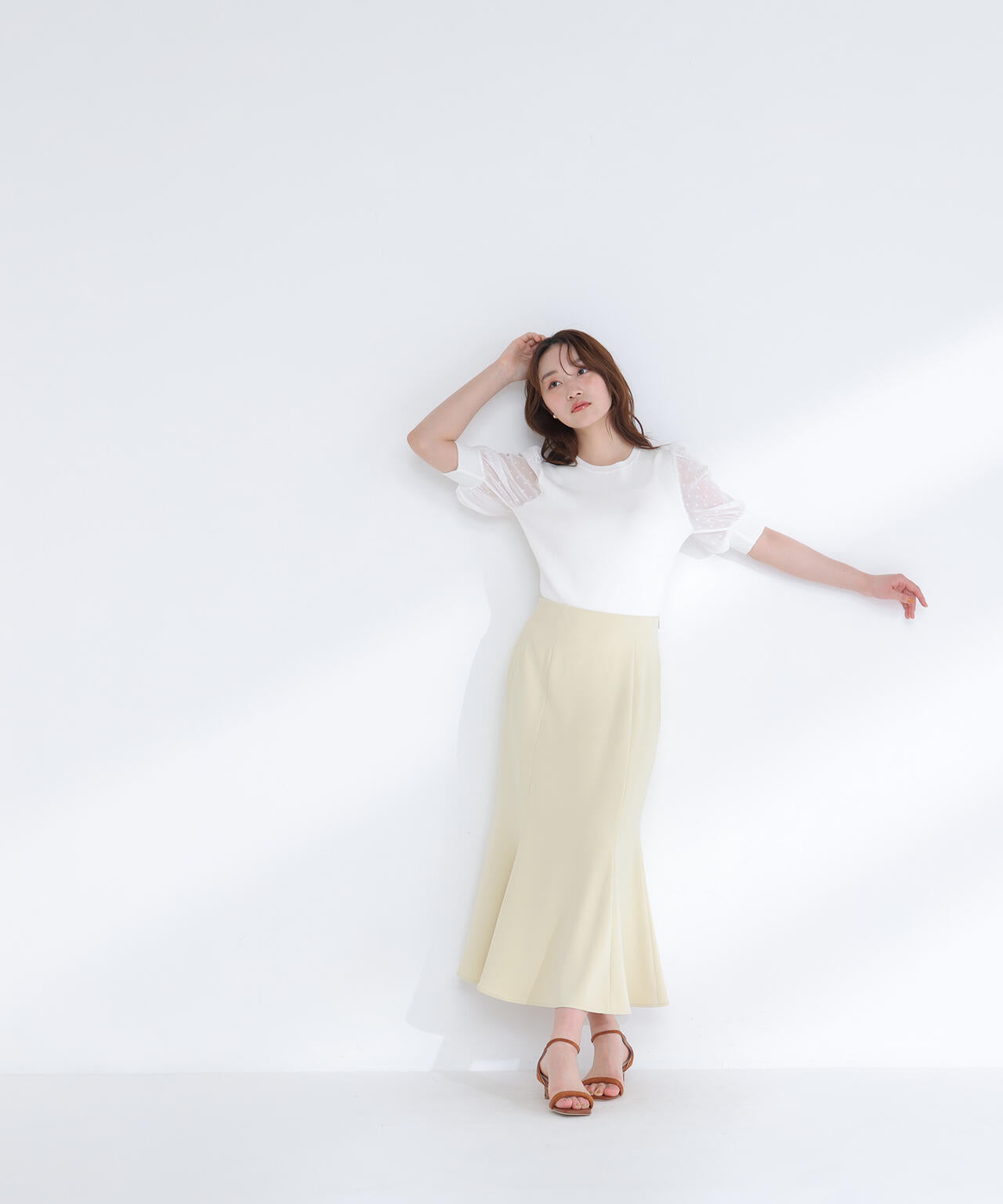 パネル切替マーメイドスカート