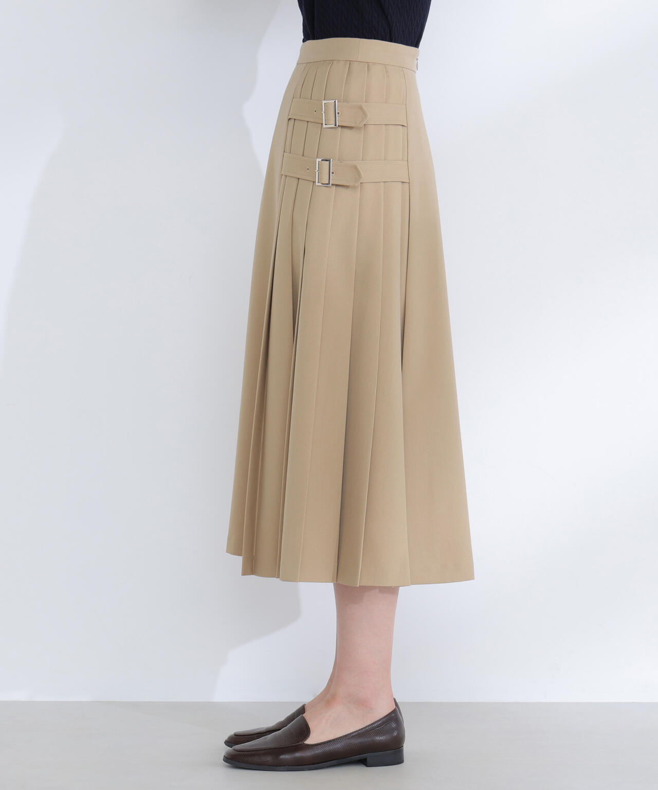 <Oggi.jp掲載>サイドプリーツスカート
