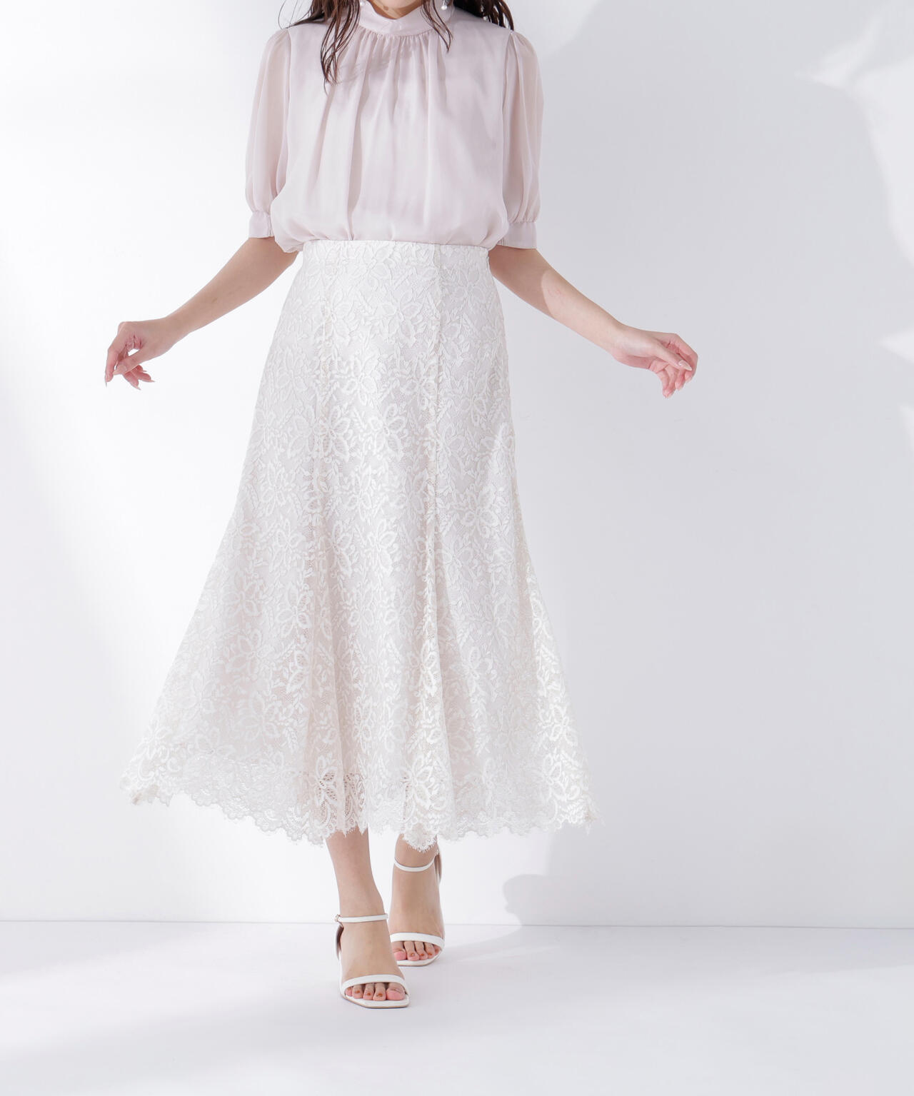 レースマーメイドスカート