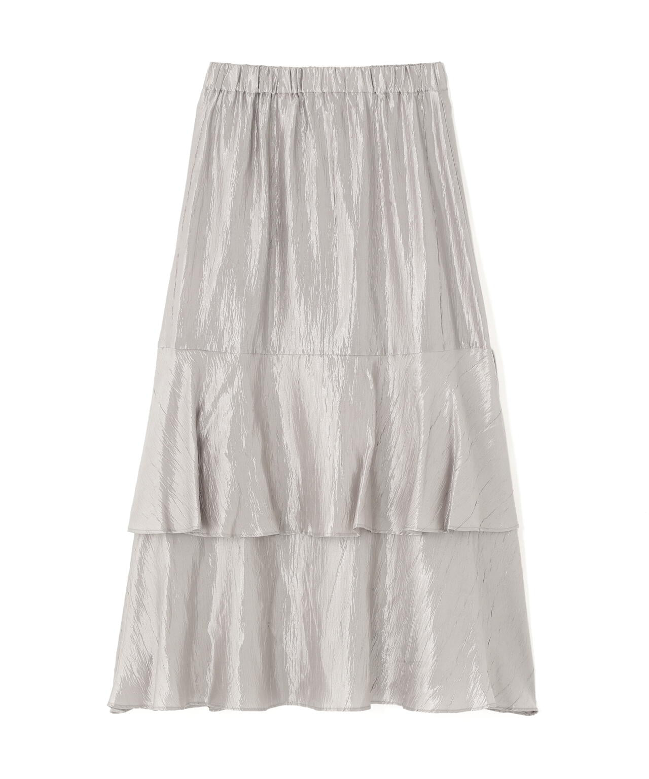 シャイニーティアードスカート