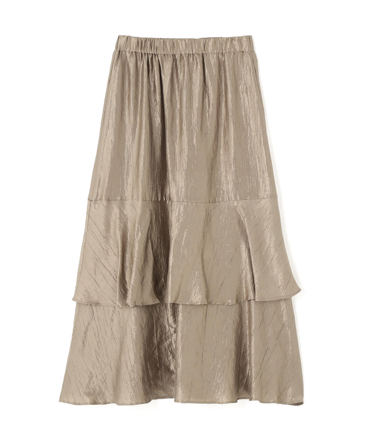 シャイニーティアードスカート