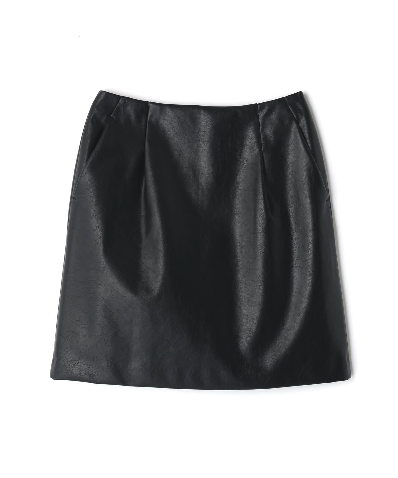 フェイクレザーミニスカート