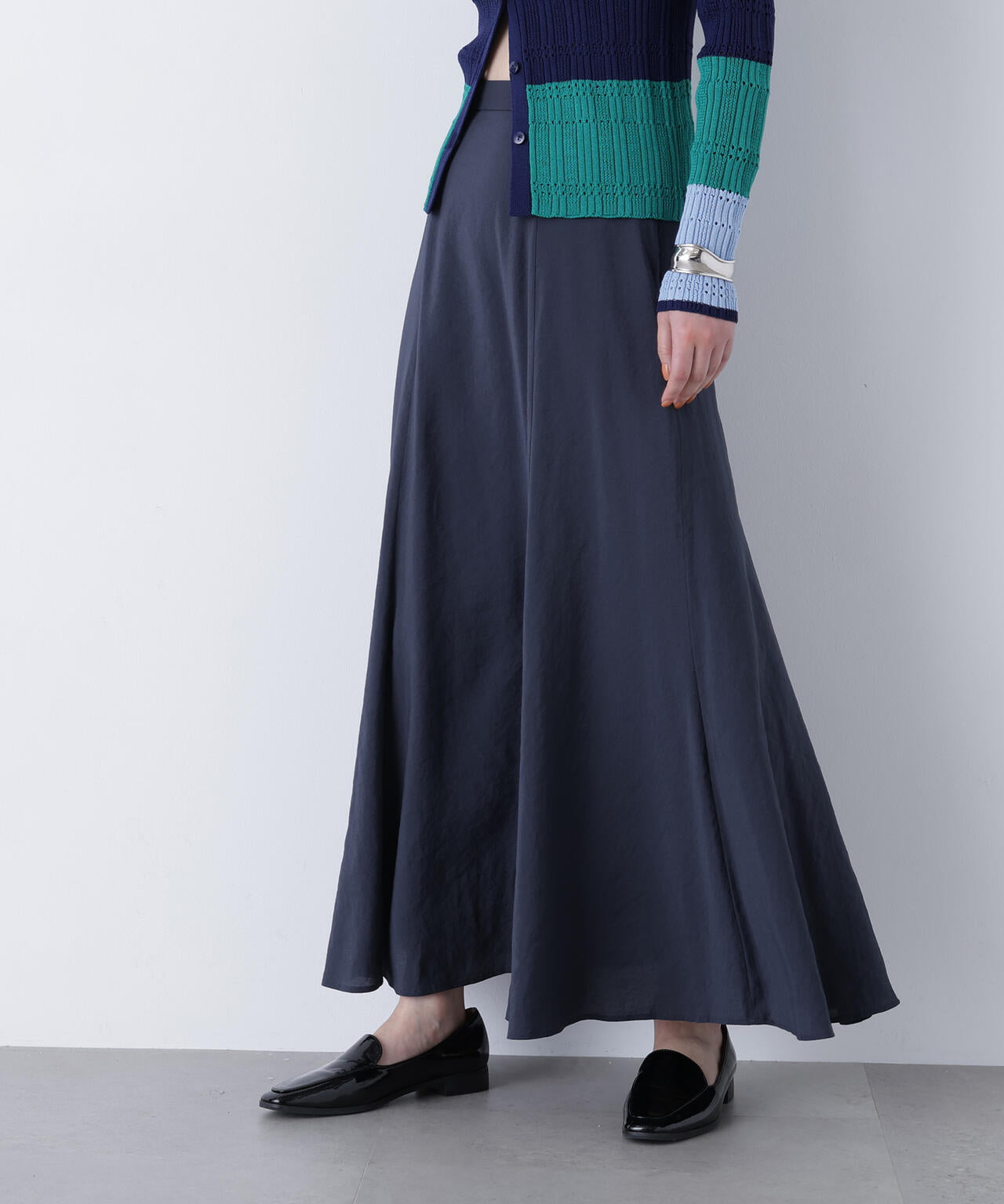 リネンライクナロースカート