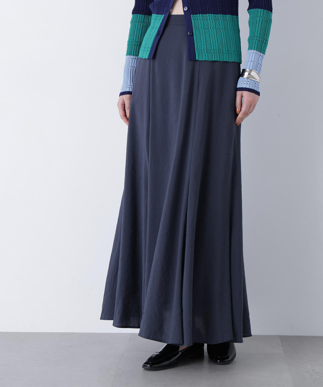 リネンライクナロースカート