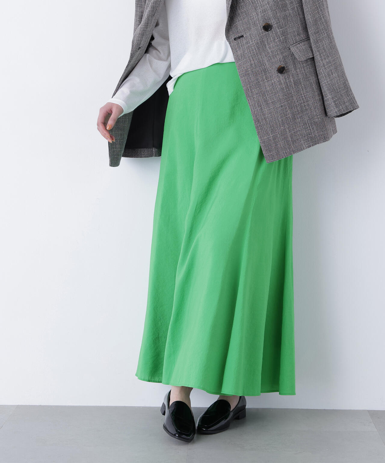 リネンライクナロースカート