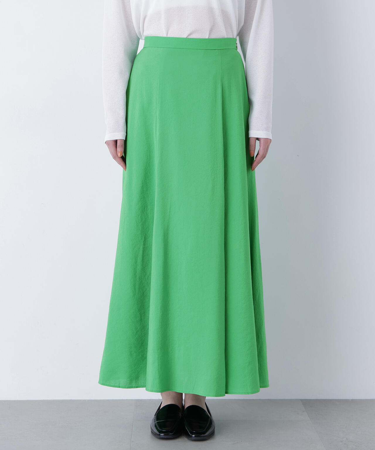 リネンライクナロースカート