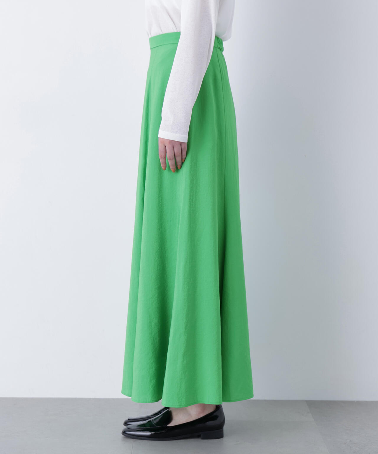 リネンライクナロースカート