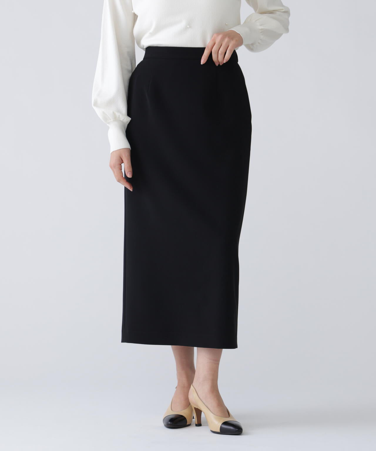 【365ユーティリティ】静電軽減テープ使用洗えてシワになりづらいスカートセットアップ