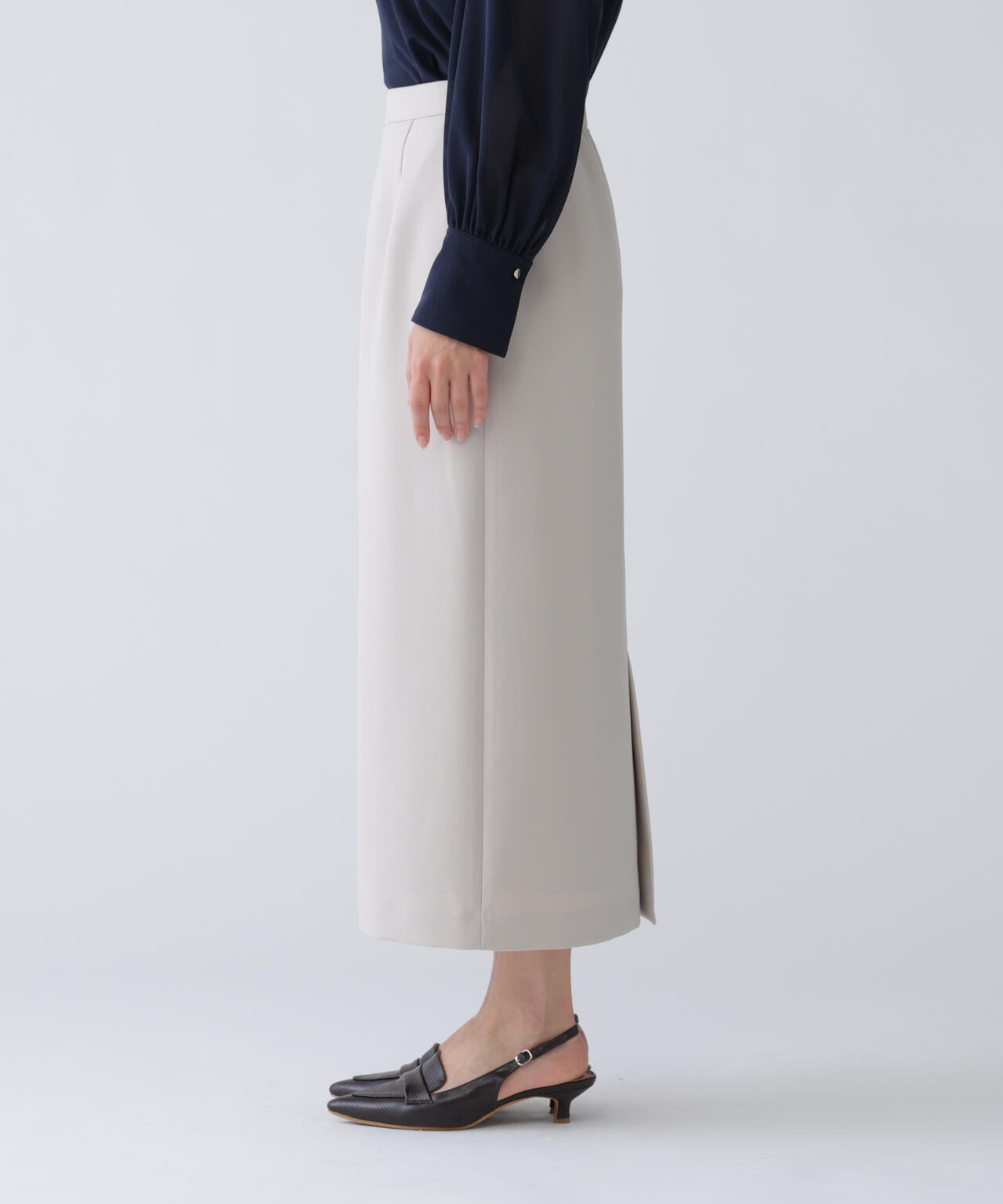 【365ユーティリティ】静電軽減テープ使用洗えてシワになりづらいスカートセットアップ