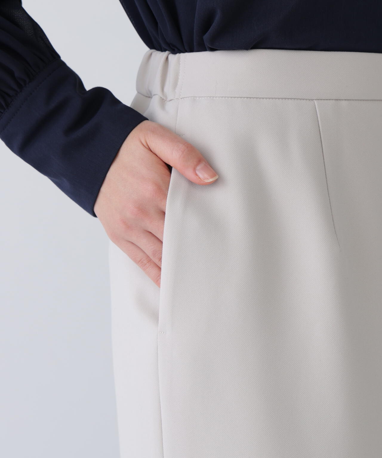 【365ユーティリティ】静電軽減テープ使用洗えてシワになりづらいスカートセットアップ