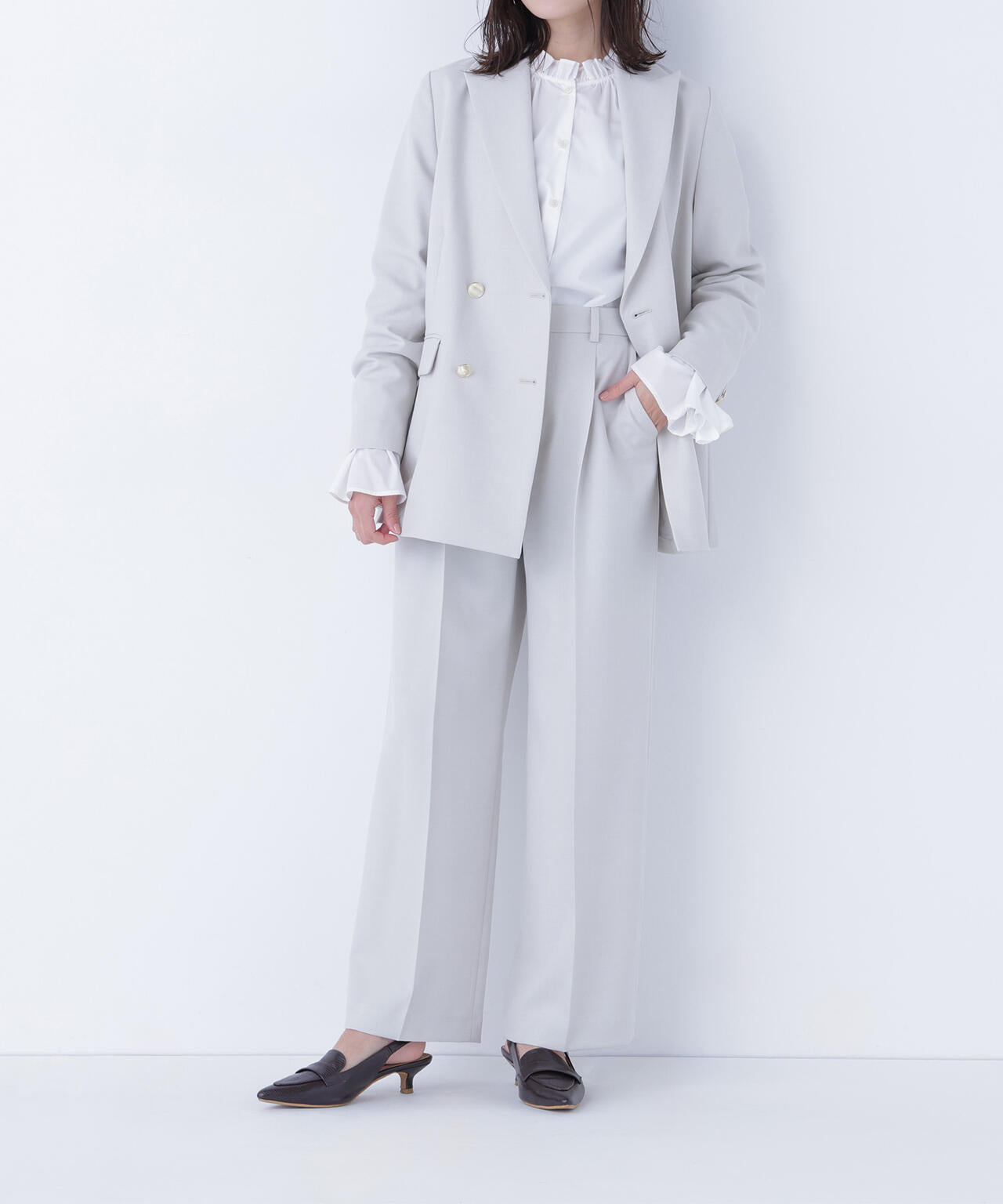 ダブルブレスト SETUP パンツ