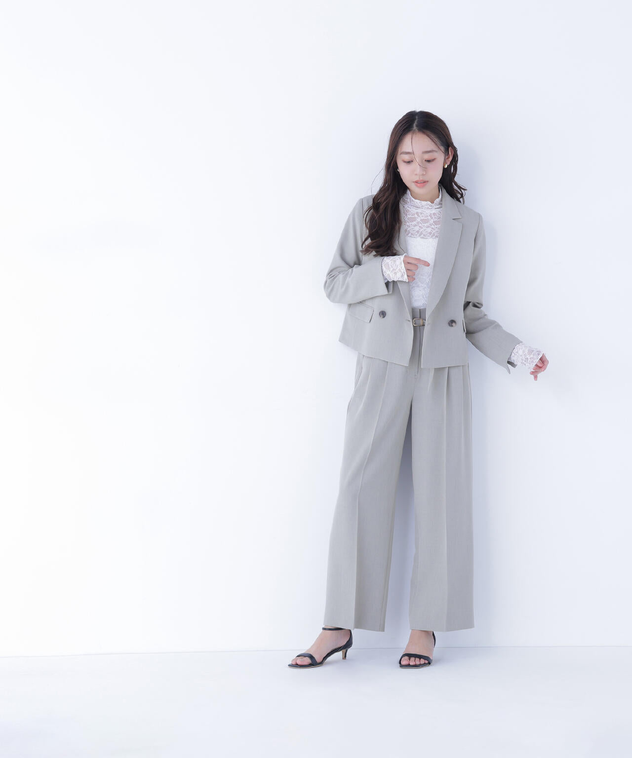 クラッシー SETUP ツータックパンツ