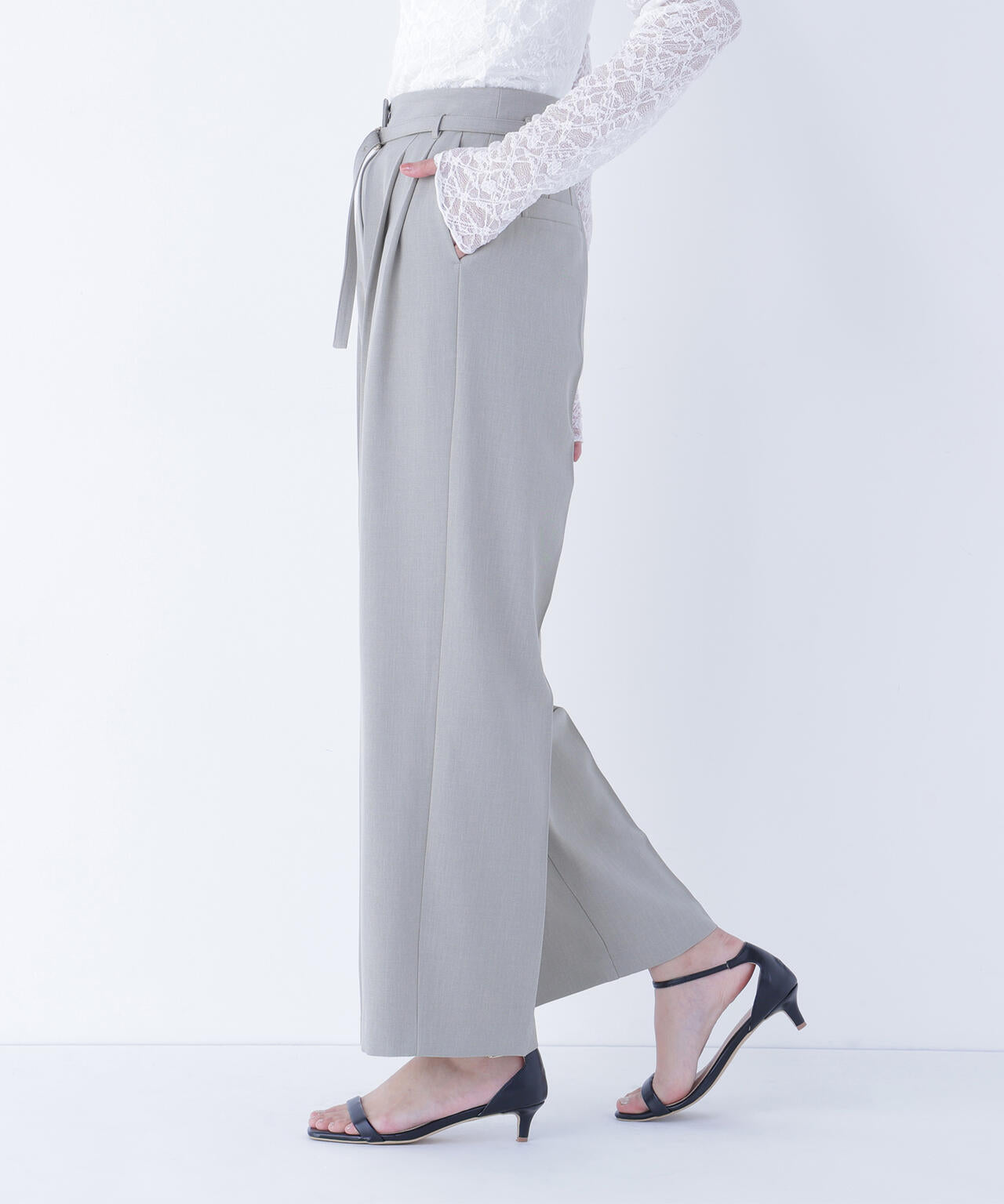 クラッシー SETUP ツータックパンツ