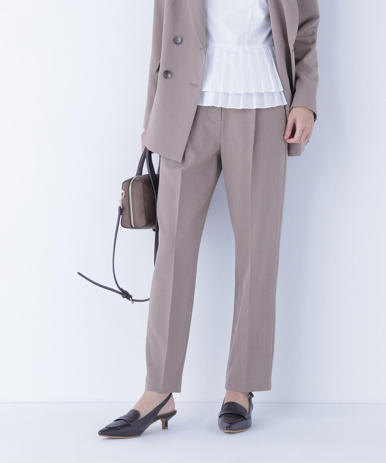 クラッシー SETUP タックパンツ