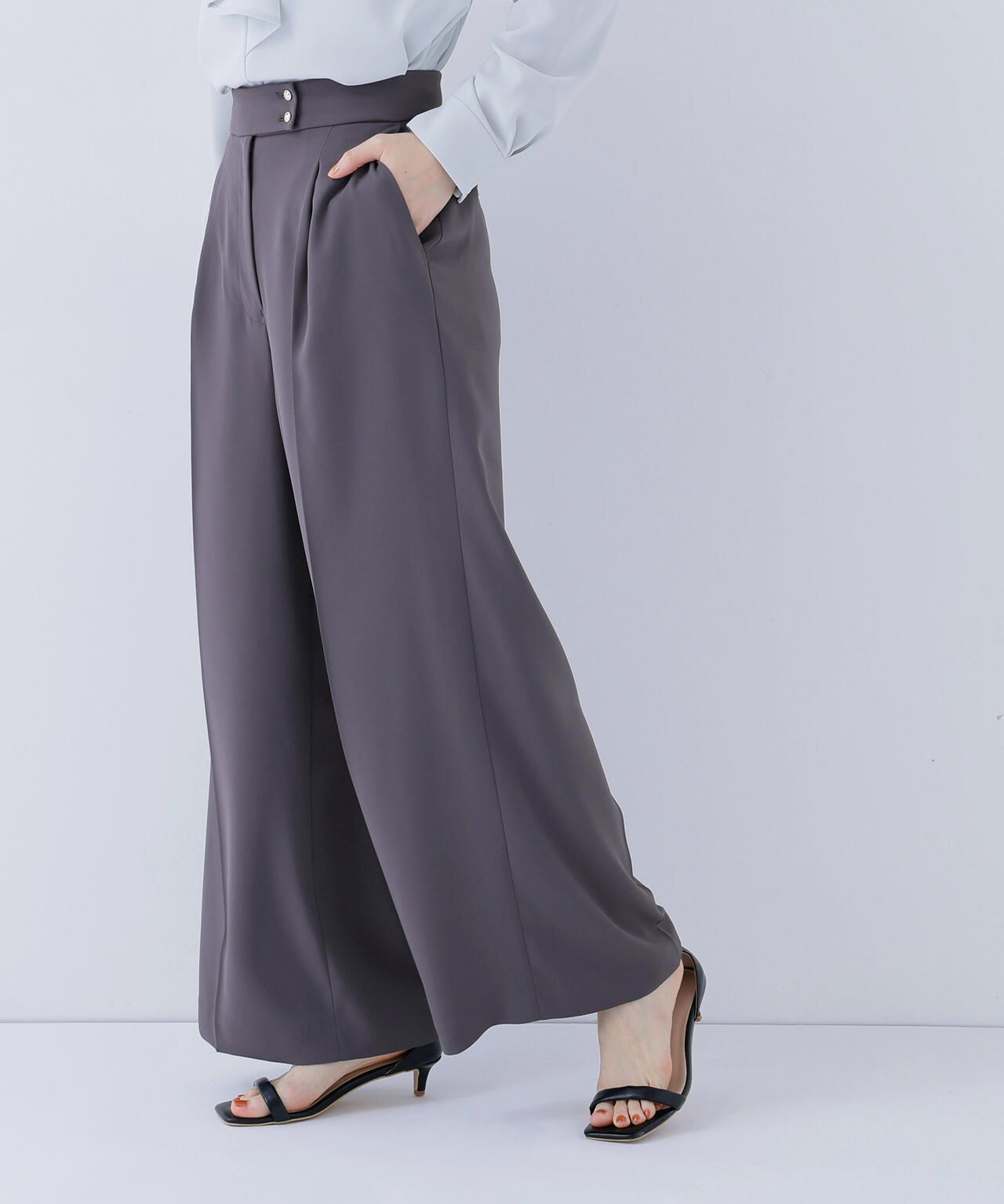 メタルポイントワイドパンツ