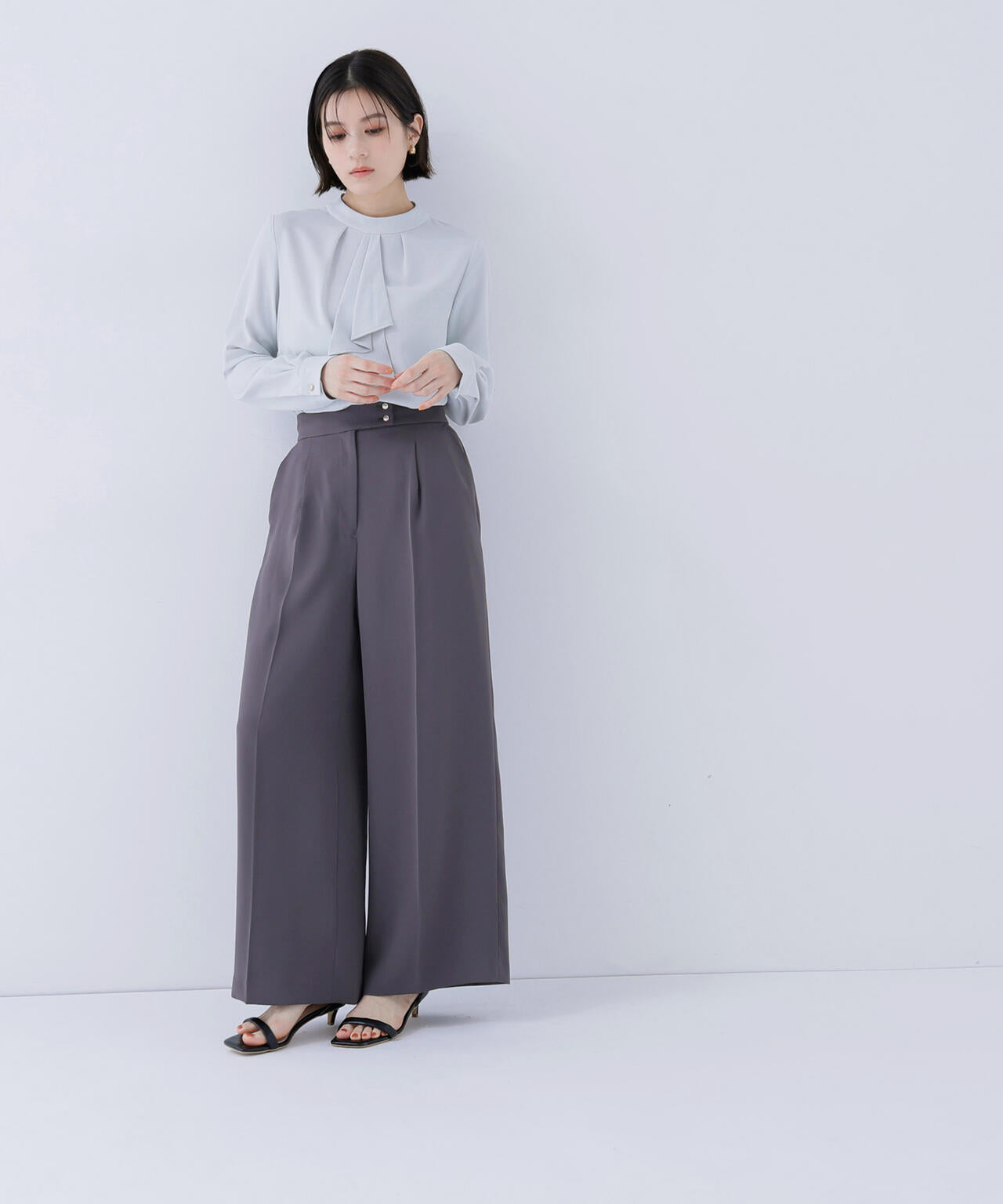 メタルポイントワイドパンツ